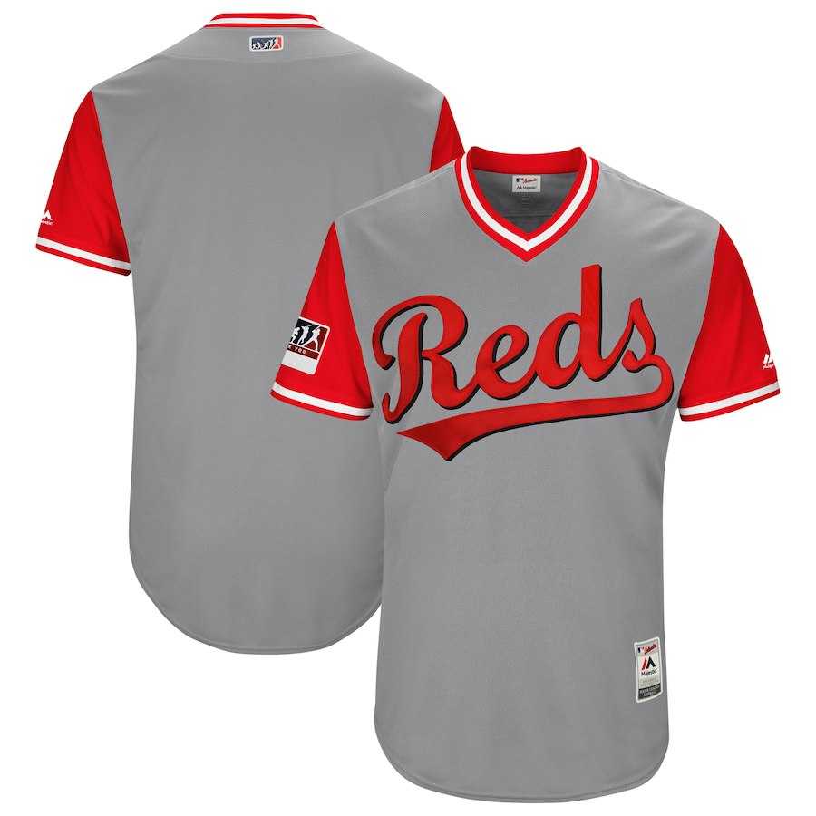 Reds Blank Gray 2018 Players Weekend Stitched Jersey Dzhi,We sell and wholesale Reds Blank Gray 2018 Players Weekend Stitched Jersey Dzhi on line form chian!